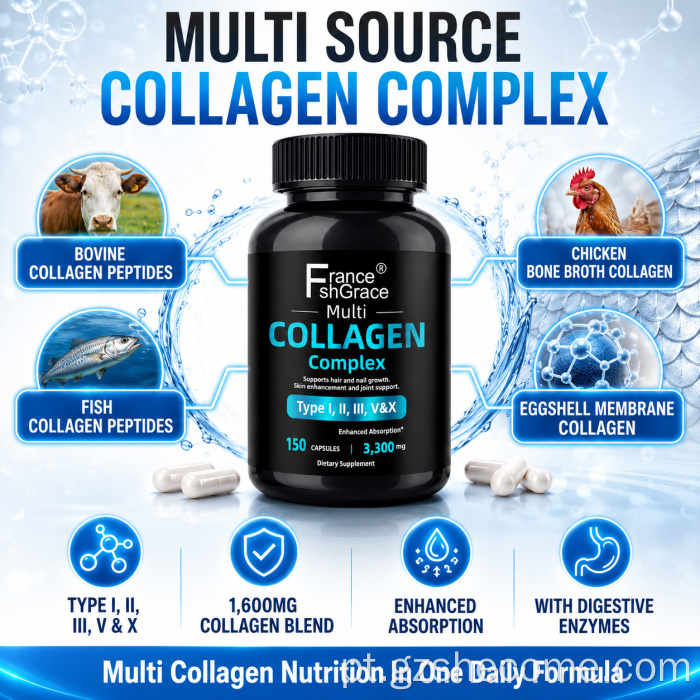 Shecome Collagen Joints Health Cápsulas de colágeno para pele